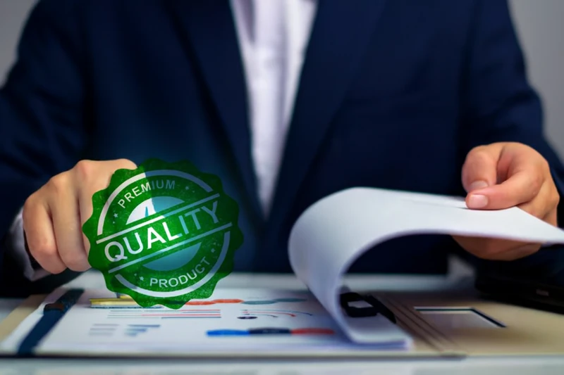 Image de certification ou de conformité aux normes